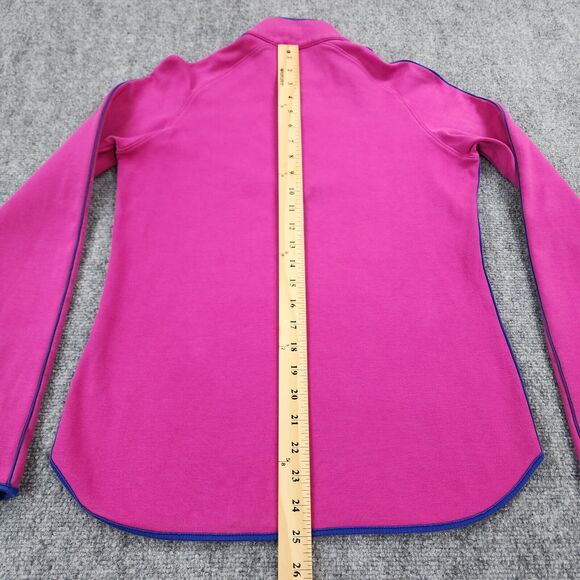 Orvis Sweater Women Small Pink Long Sleeve 1/4 Zip Passport Pima Casual Pullover - Picture 6 of 14